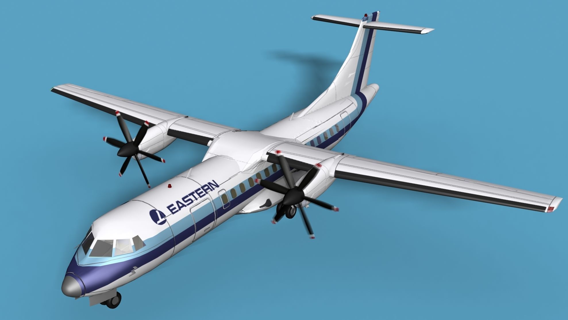 ATR  ATR-42-500 Eastern Express 3D model_10