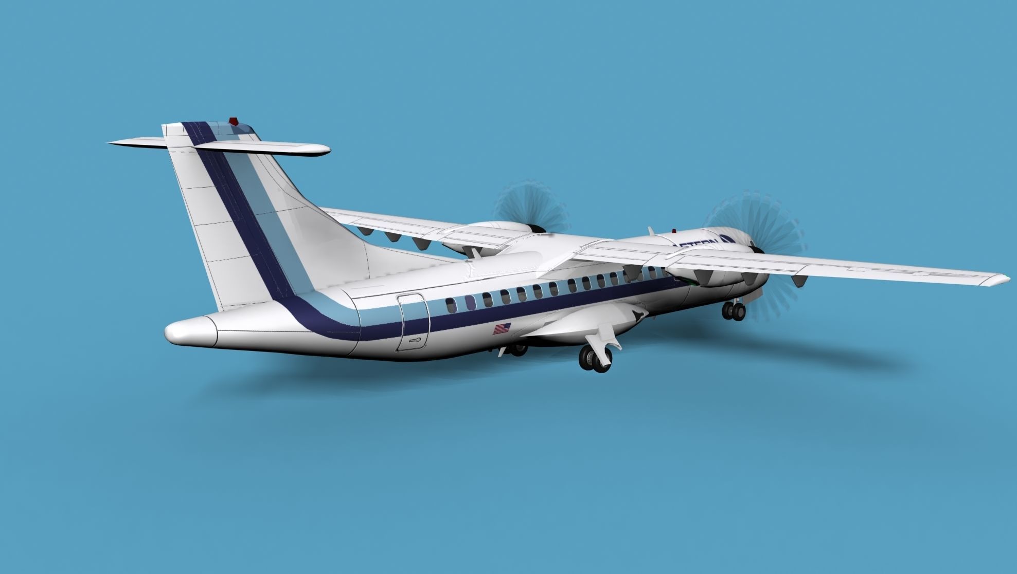 ATR  ATR-42-500 Eastern Express 3D model_5