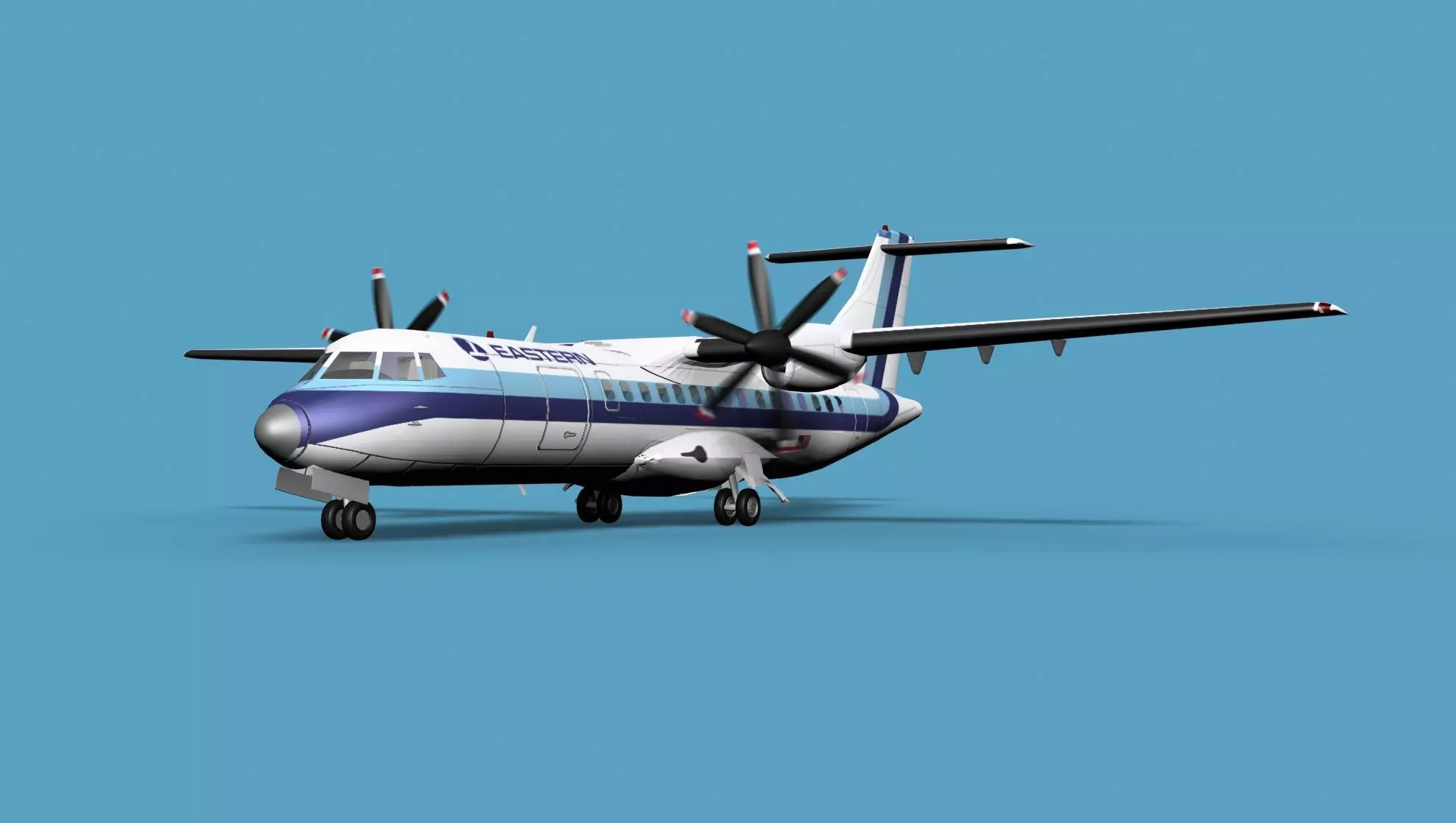ATR  ATR-42-500 Eastern Express 3D model_0