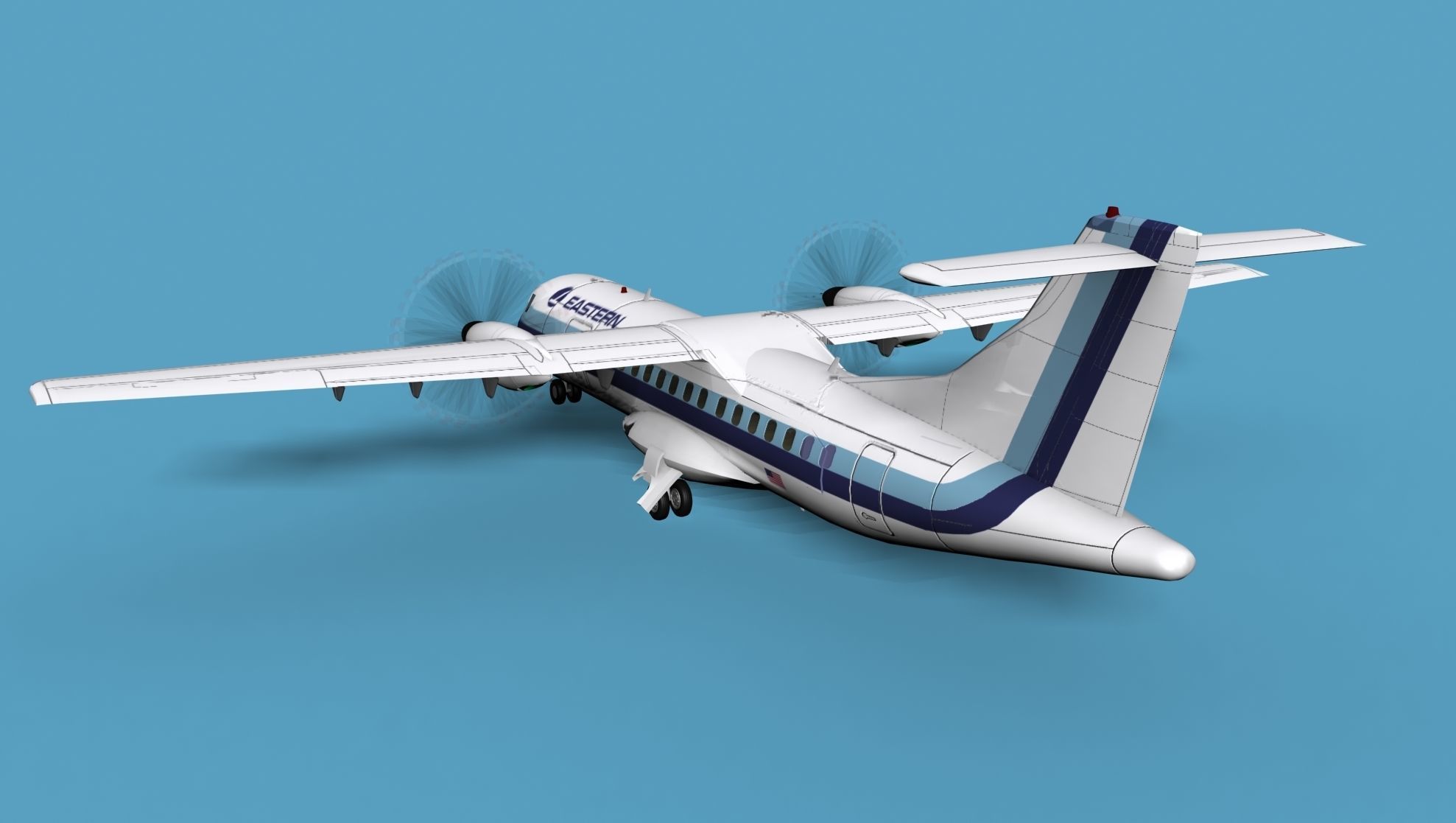 ATR  ATR-42-500 Eastern Express 3D model_7