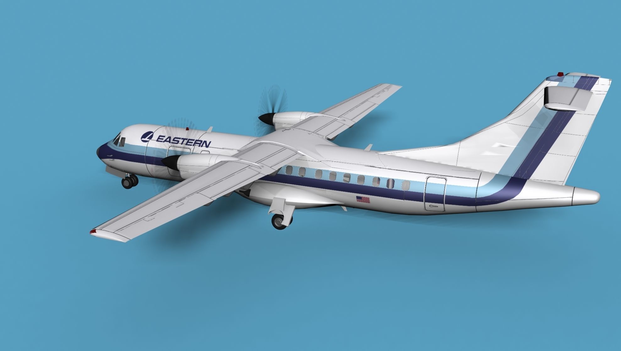 ATR  ATR-42-500 Eastern Express 3D model_8