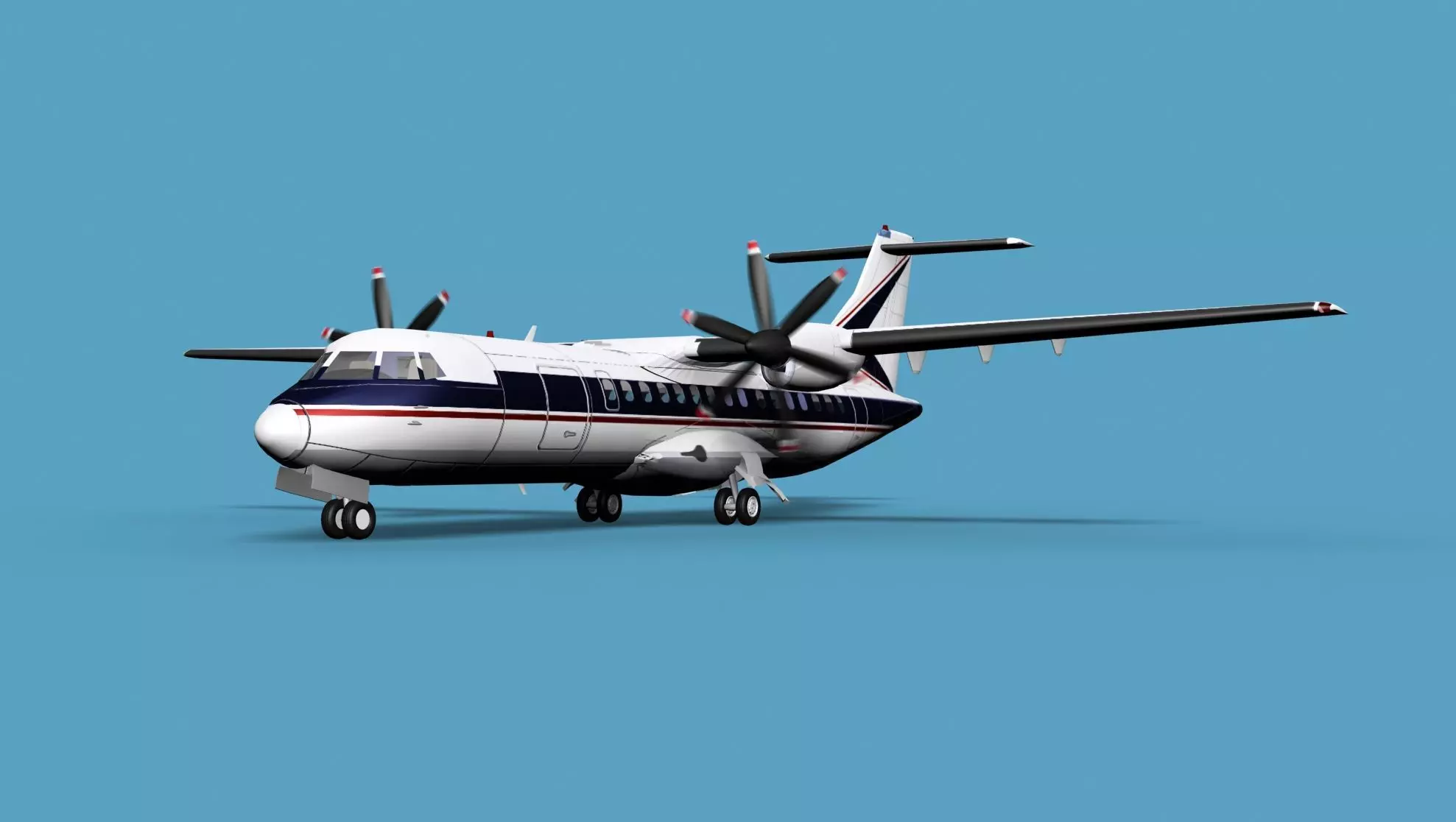 ATR ATR-42-500 Everette Charter 3D model