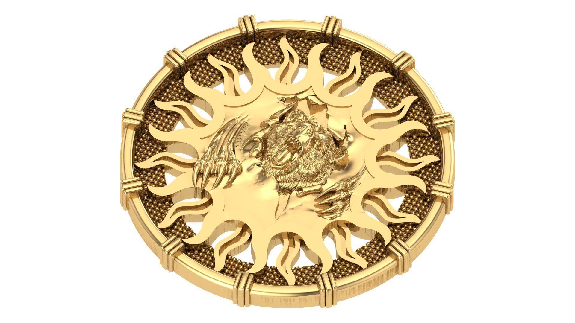 BAIR SUN PENDANT 3D print model_2