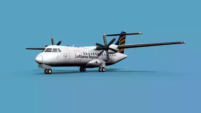 ATR  ATR-42-500 Lufthansa Regional 3D model