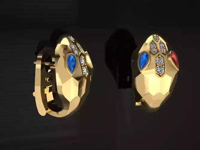 Bulgari Snake earrings