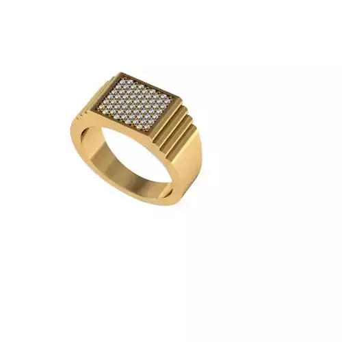 mens pave ring