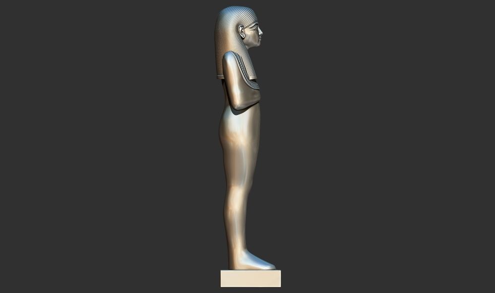 Golden statue figure from Tutankhamun 3d printable model 3D print model_7