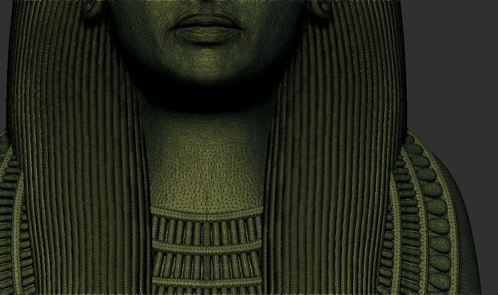 Golden statue figure from Tutankhamun 3d printable model 3D print model_8
