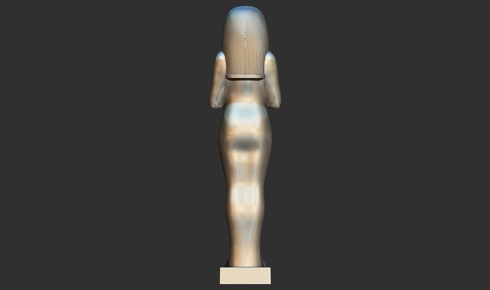 Golden statue figure from Tutankhamun 3d printable model 3D print model_5