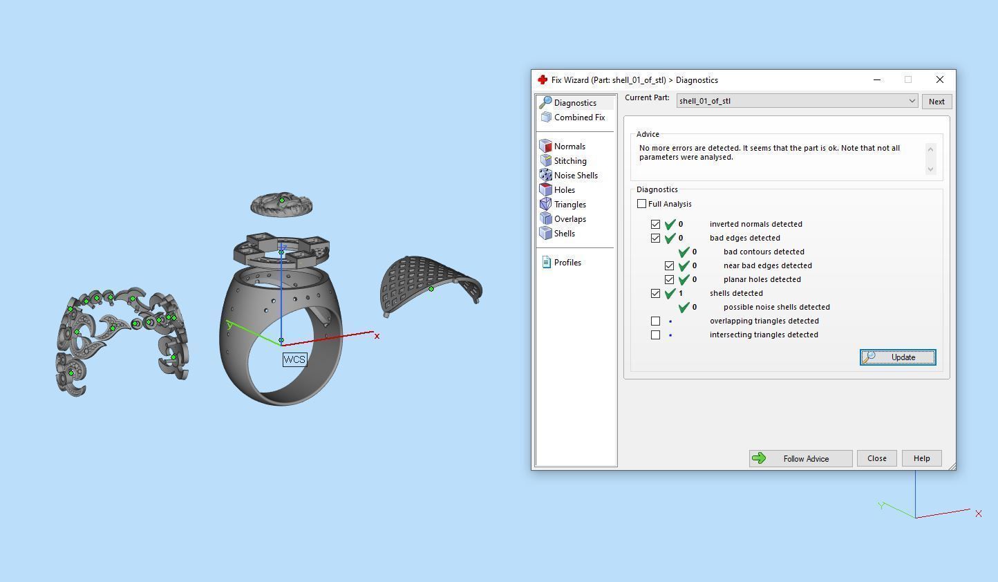 Lion ring Gold 3D print model_2