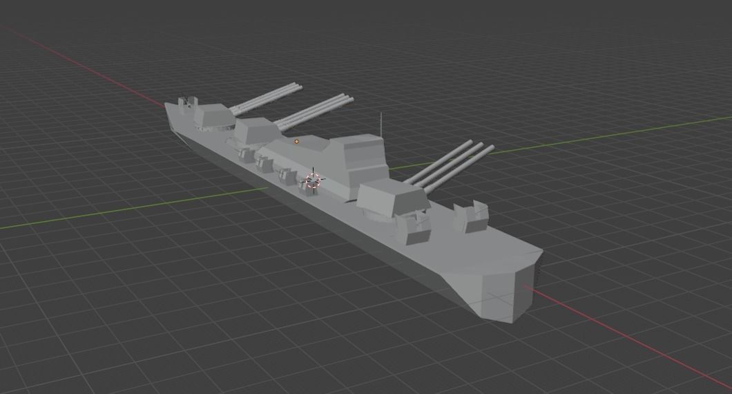 warship Free 3D print model_2