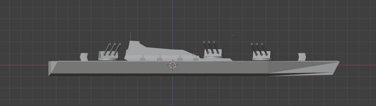 warship Free 3D print model_4