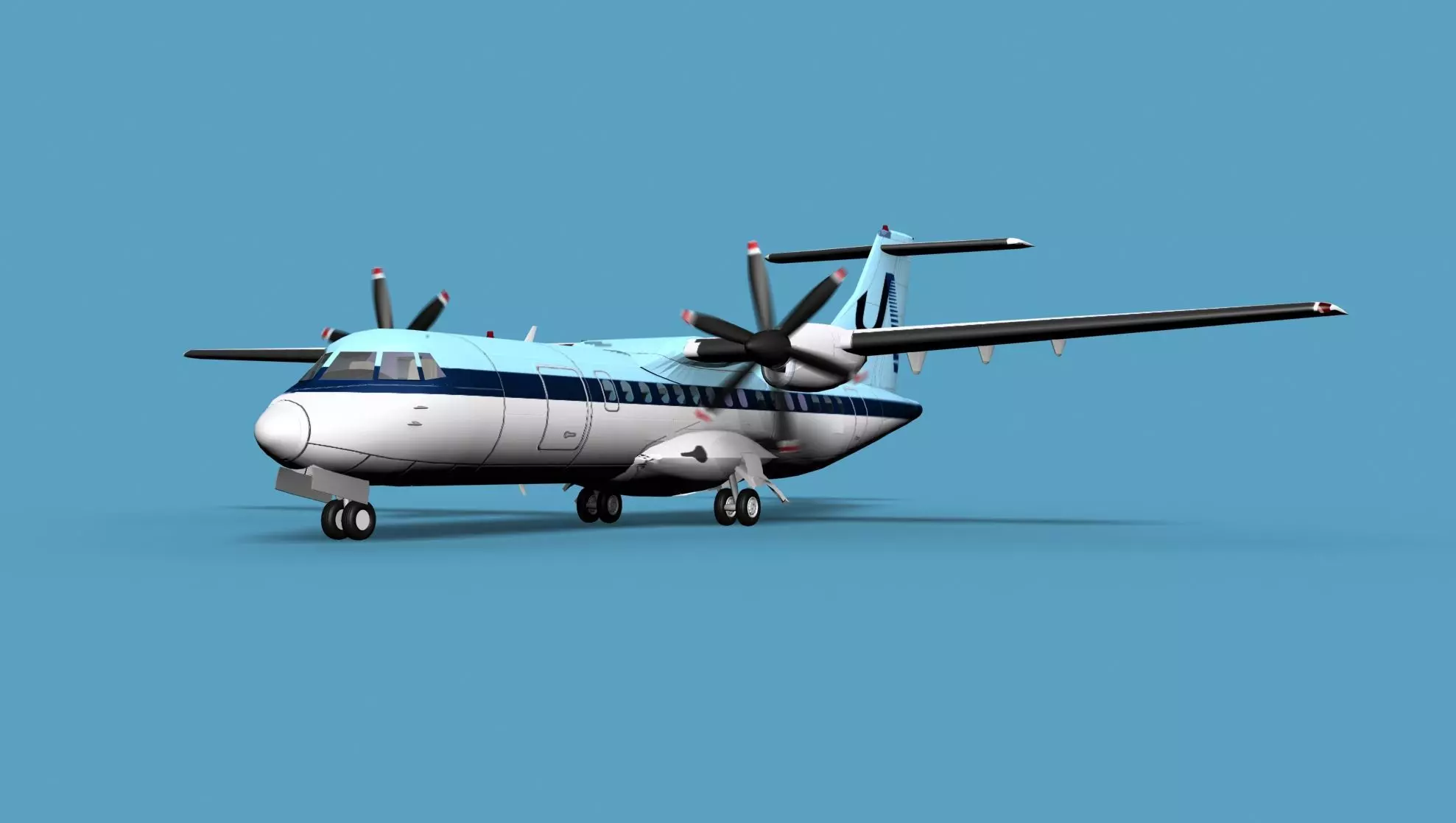 ATR ATR-42-500 Universal Charter 3D model