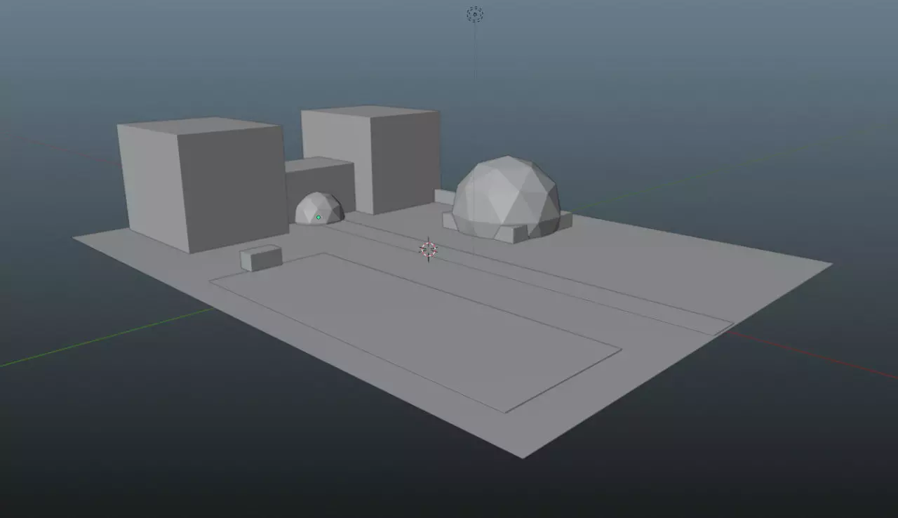 Unfinished school layout project Free 3D model