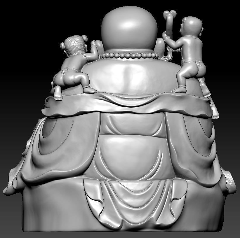 Maitreya five blessings 3D model_5