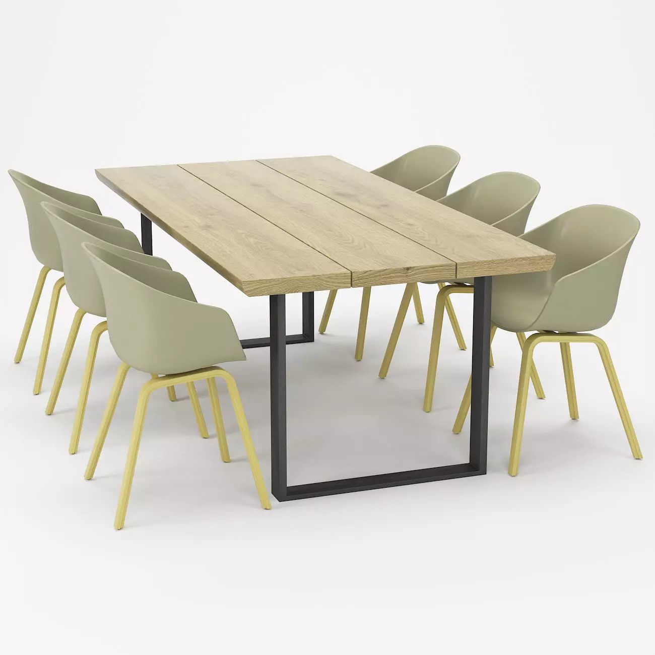 Dining set-55 Free 3D model
