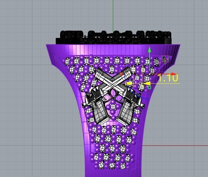 Anillo para caballero-hombre -v- 3D print model_6