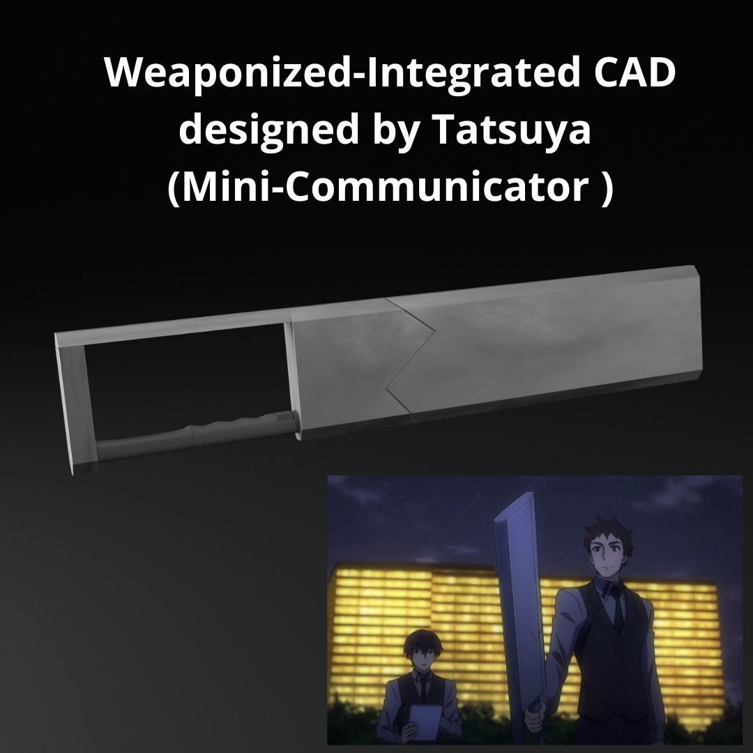 CAD designed by Tatsuya from The Irregular At Magic High School 3D print model_1