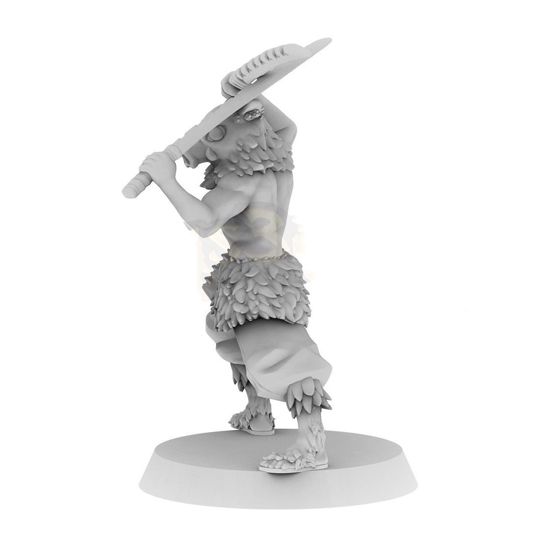 Inosuke Hashibira Demon Slayer 3D Model Ready to Print 3D print model_6