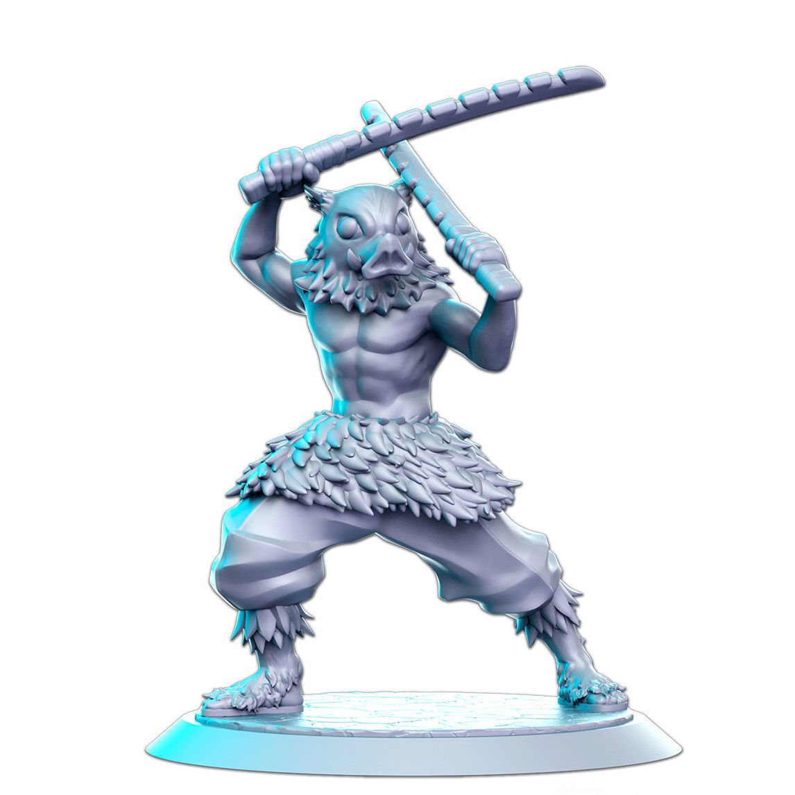 Inosuke Hashibira Demon Slayer 3D Model Ready to Print 3D print model_1