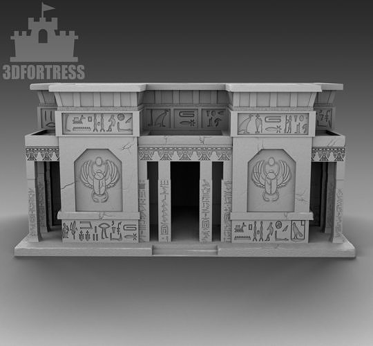 Temple 10 3D print model