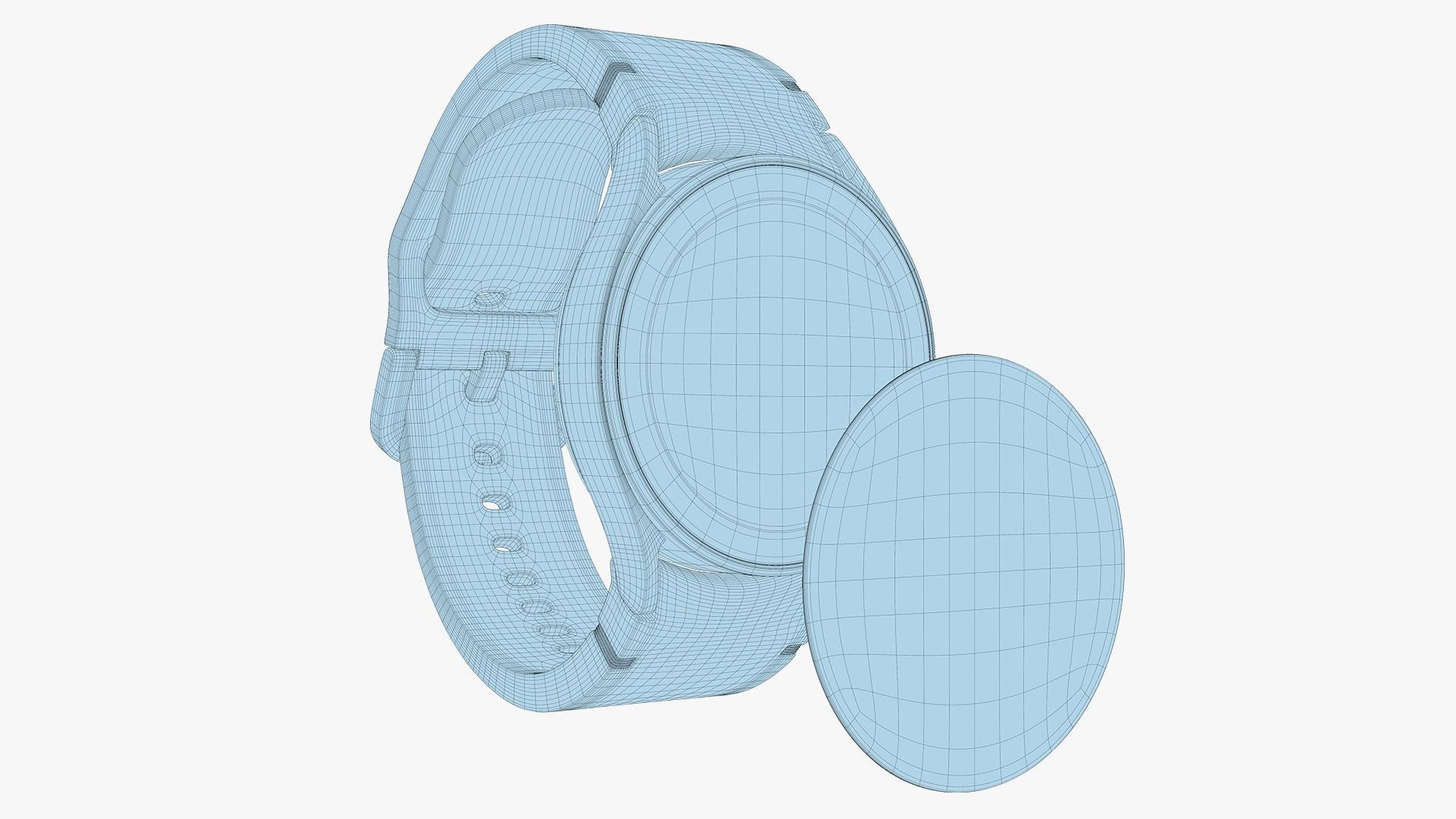 Samsung Galaxy Watch FE Black 3D model_12