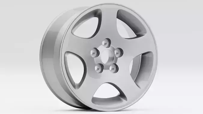 Audi S6 58707S Rim 3D model
