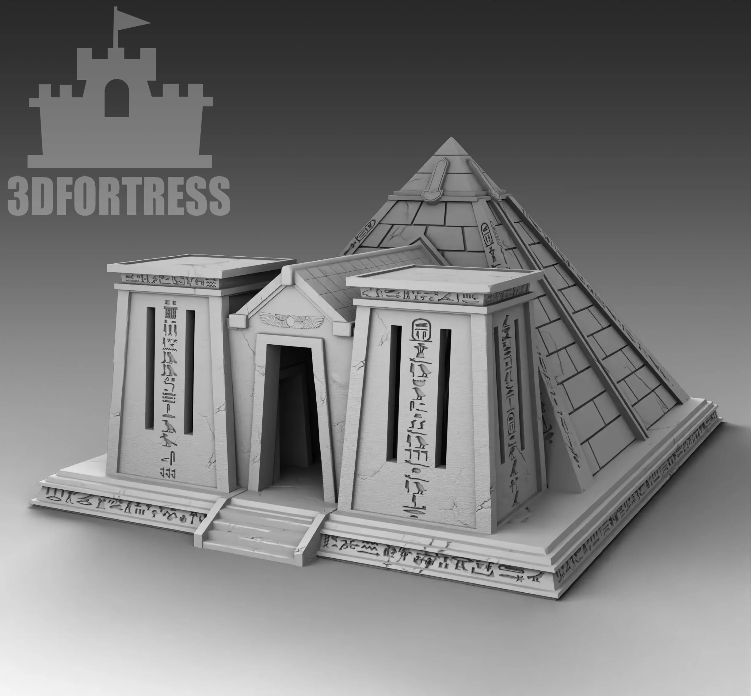 Pyramid 2 3D print model_0
