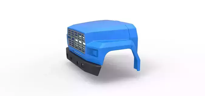 Nose for Vintage School bus Scale 1 to 25 3D print model