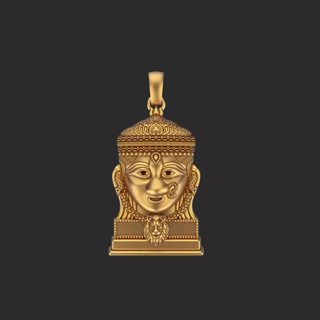 Renuka Mata Pendent 3D print model