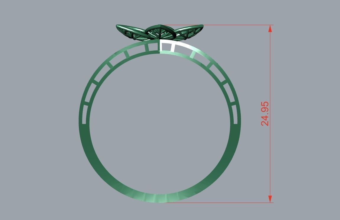 rings 3D print model_2