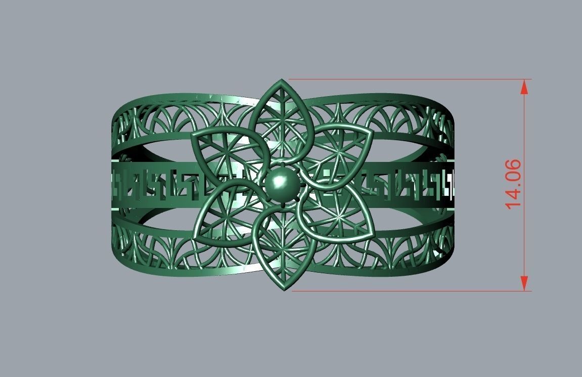 rings 3D print model_1