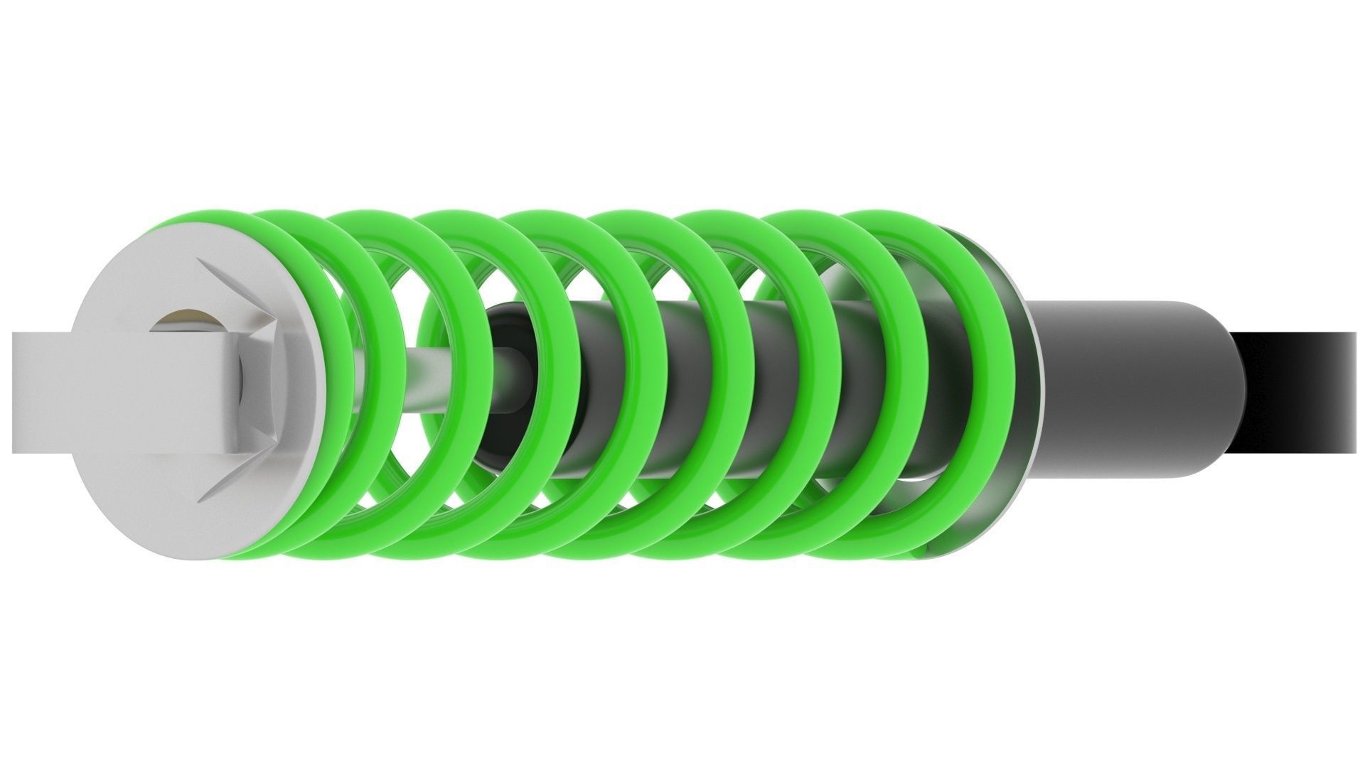 Car Shock Absorber 3D model_17