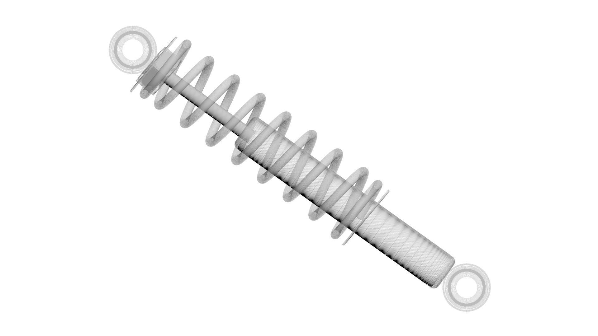 Car Shock Absorber 3D model_26