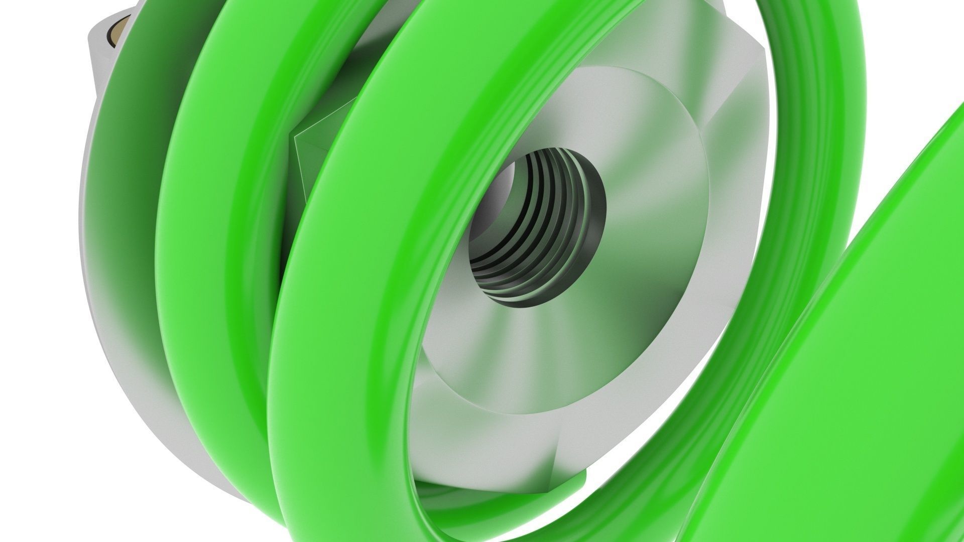 Car Shock Absorber 3D model_14