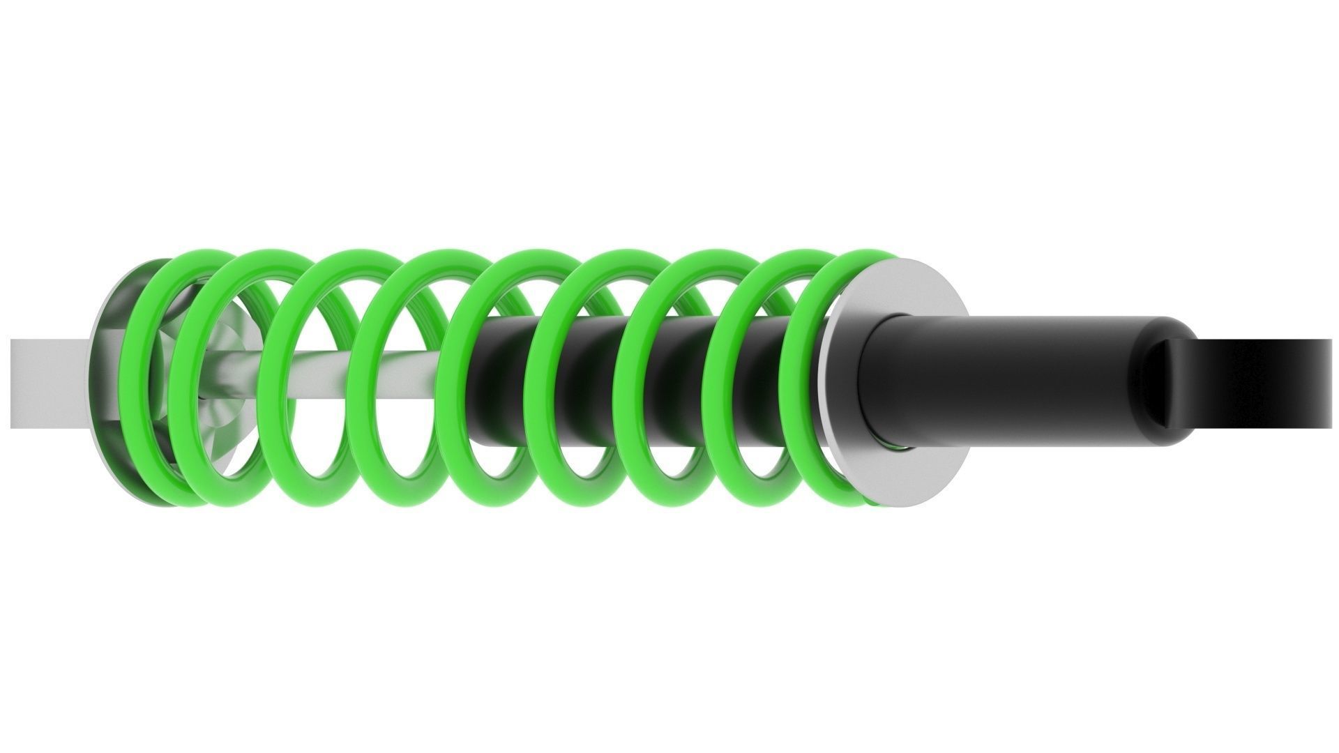 Car Shock Absorber 3D model_16