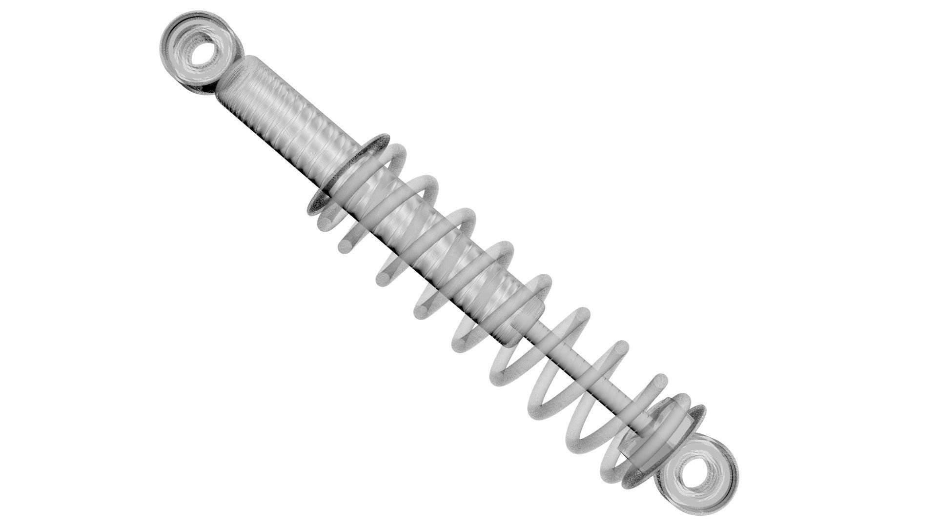 Car Shock Absorber 3D model_24