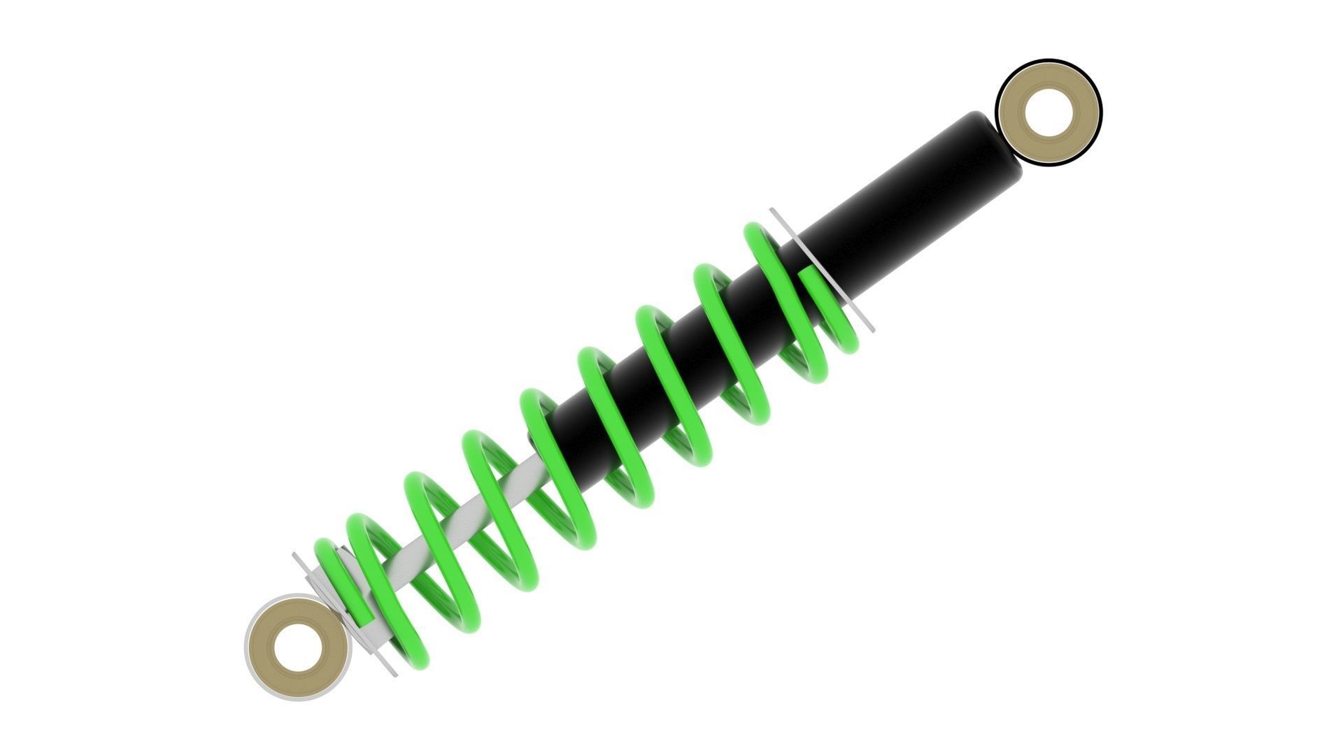 Car Shock Absorber 3D model_18