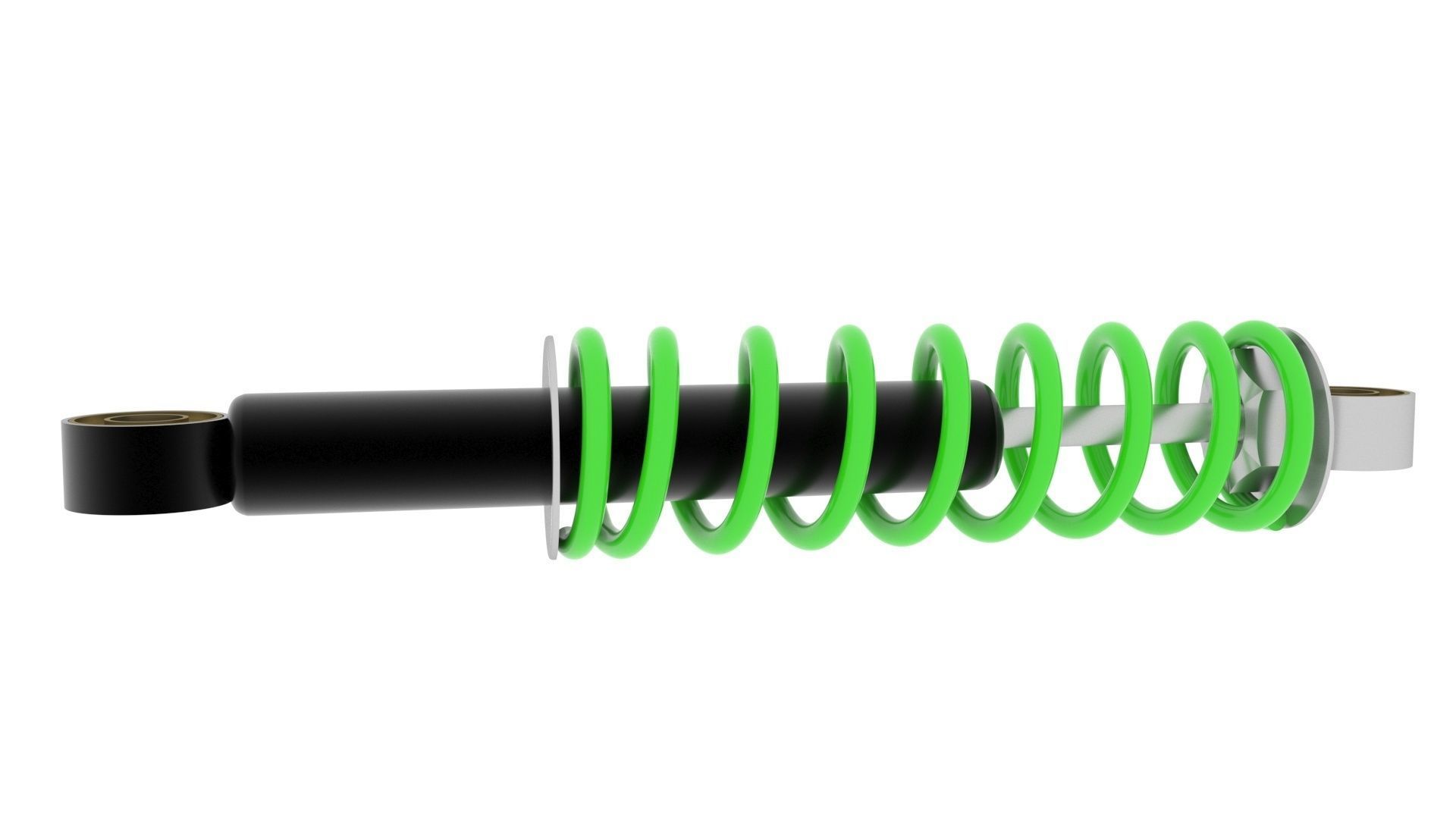 Car Shock Absorber 3D model_11