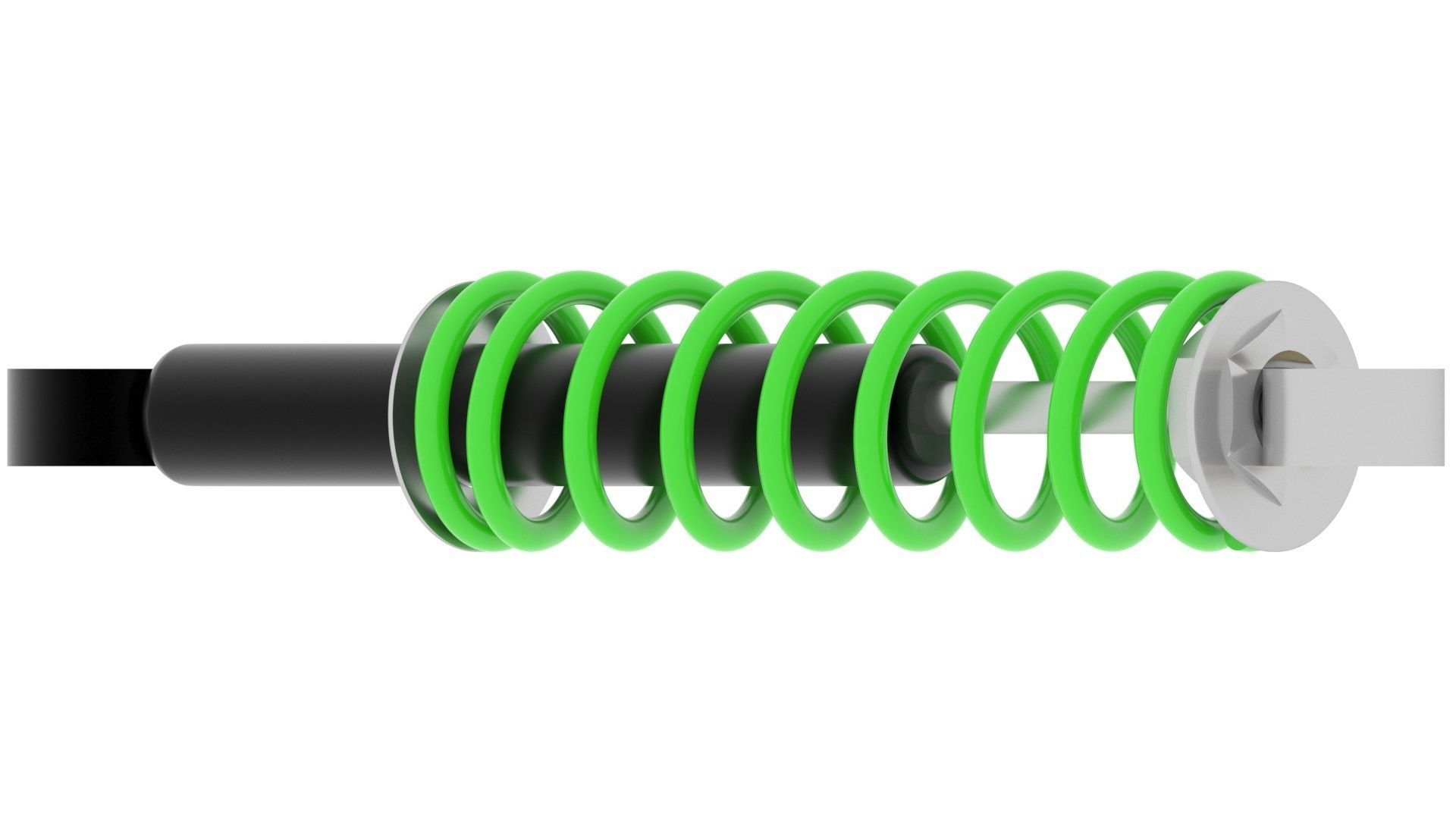 Car Shock Absorber 3D model_19