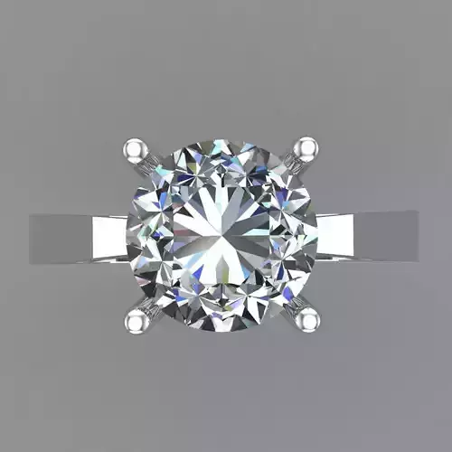Diamond Ring For Women 3D print model