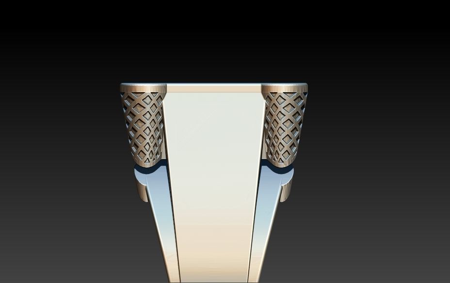 Billiard Pool Table mens ring sports  jewelry 3D print model_47