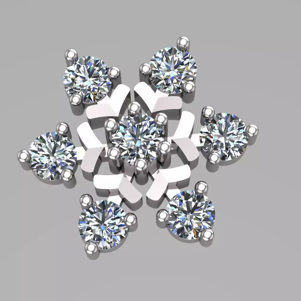 Nose Pin For Women 3D print model 3D print model