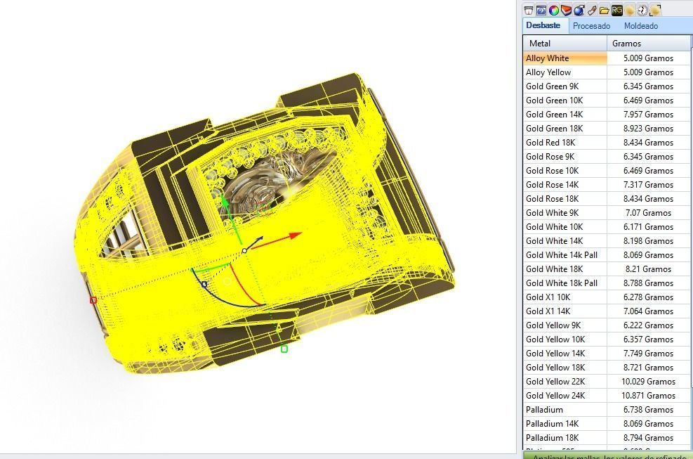 Anillo para caballero-hombre -v- 3D print model_8