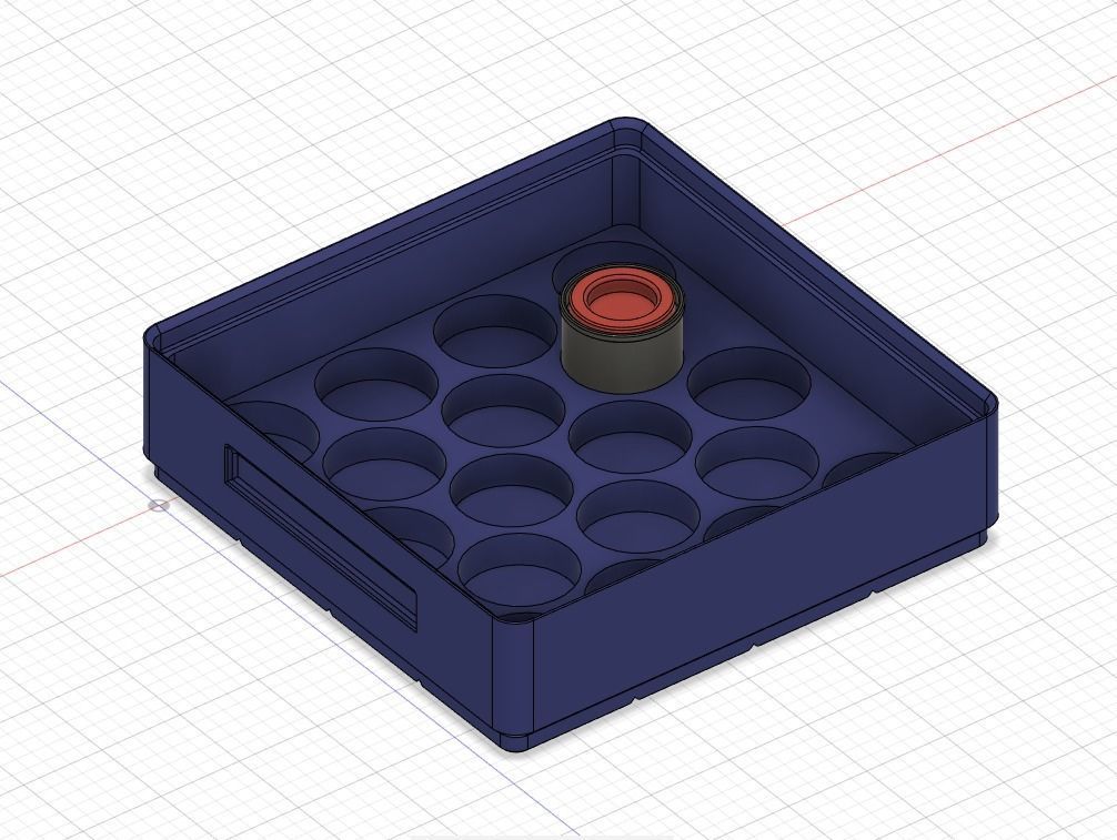 Stackable Humbrol Paint 14ml Tin Storage Boxes 3D print model_1