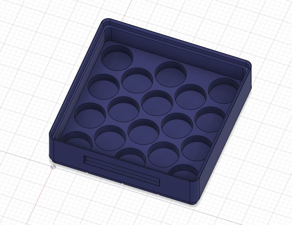 Stackable Humbrol Paint 14ml Tin Storage Boxes 3D print model_5