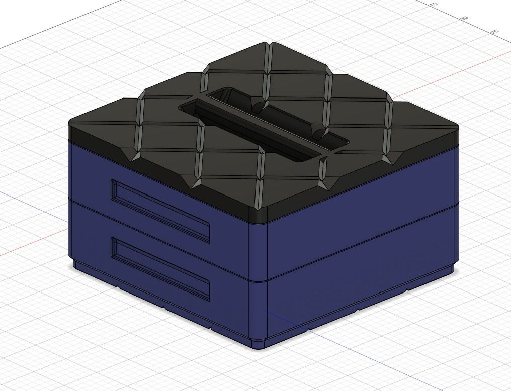 Stackable Humbrol Paint 14ml Tin Storage Boxes 3D print model_7