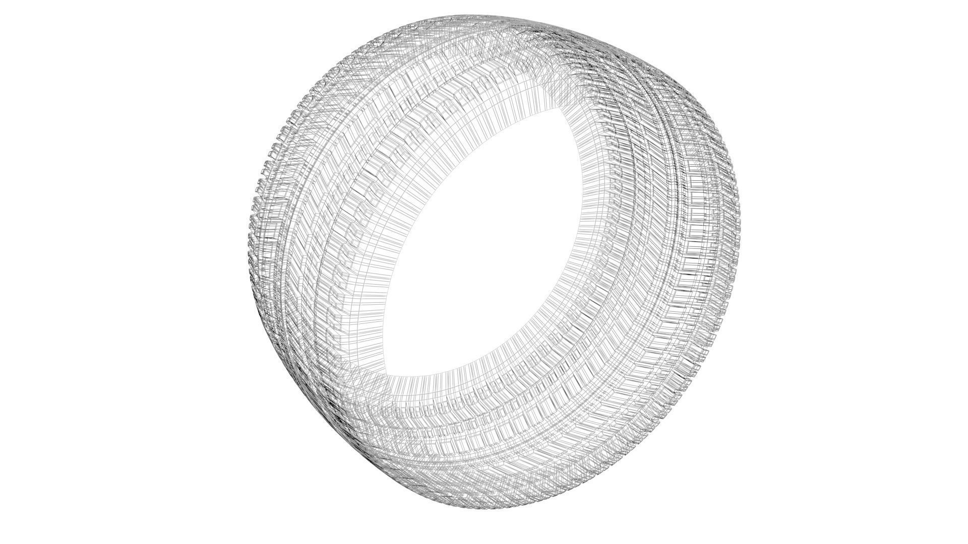 Car Wheel 3D model_20