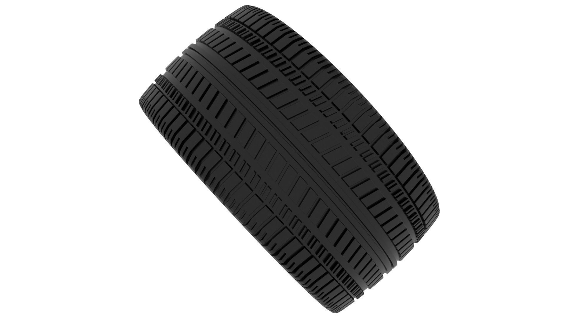 Car Wheel 3D model_8