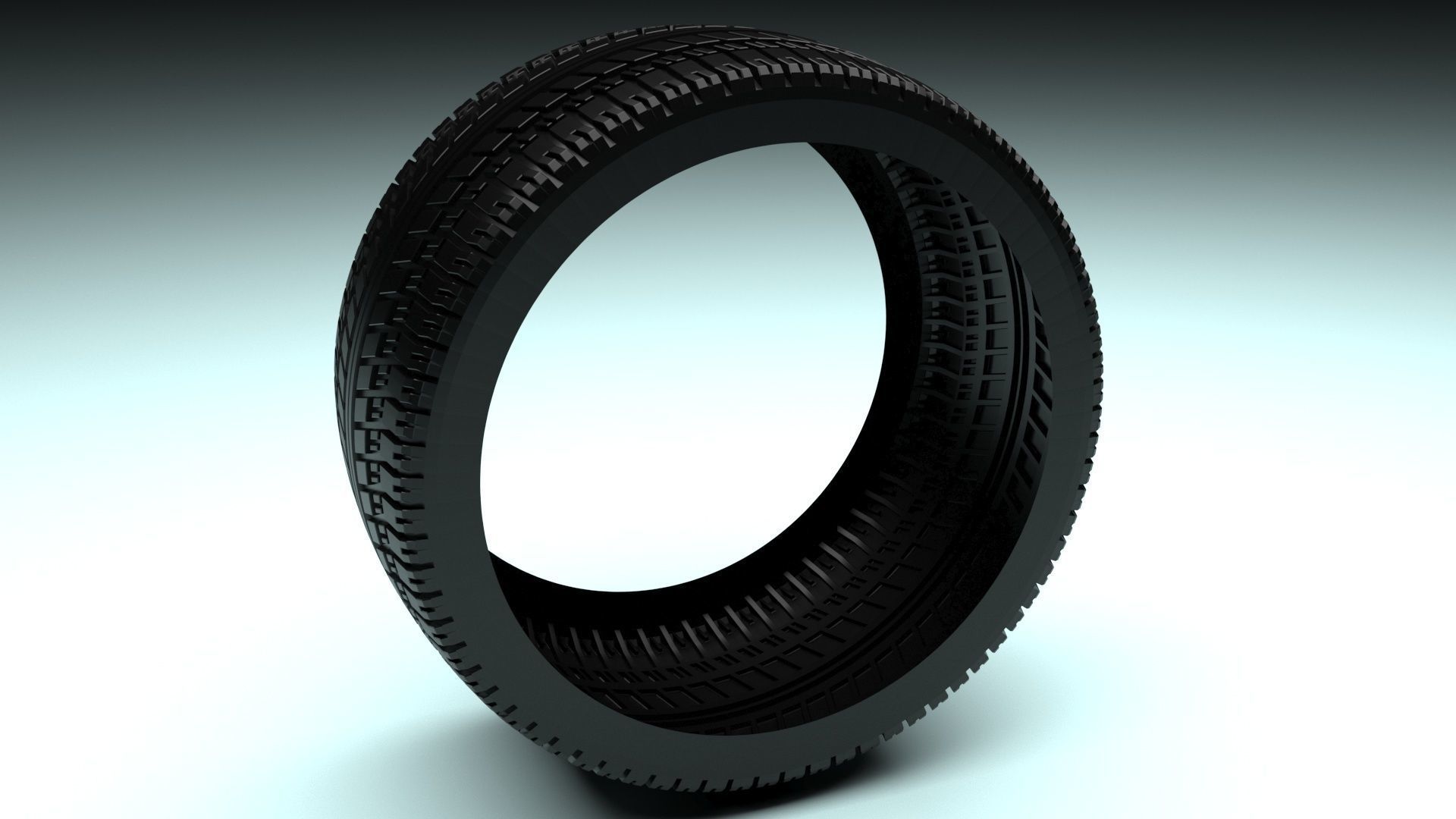Car Wheel 3D model_5